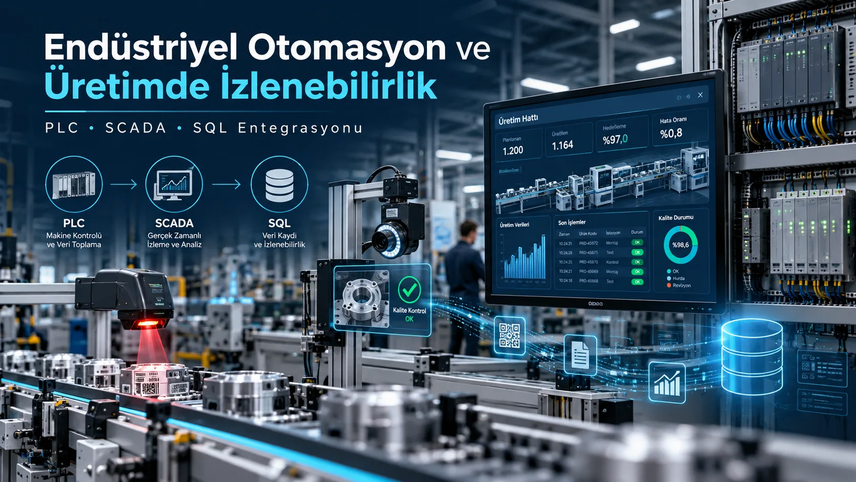 Endüstriyel Otomasyon ve Üretimde İzlenebilirlik | Sanar Makina